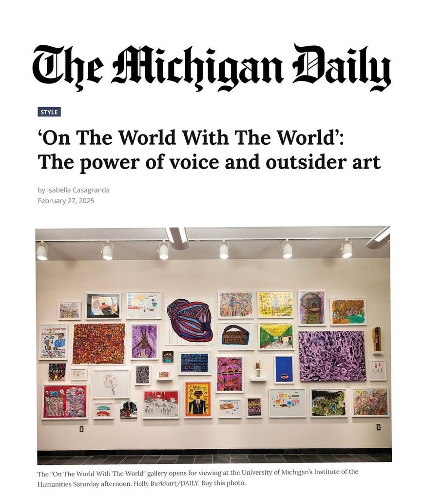 ‘On The World With The World’: The power of voice and outsider art