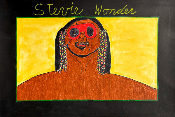 Stevie Wonder by Jerri Burks