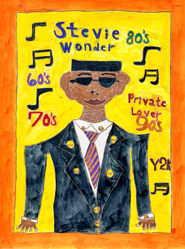 Stevie Wonder, by Keisha Miller
